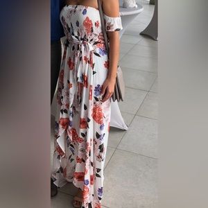 Altar’d State Floral High Low Dress
